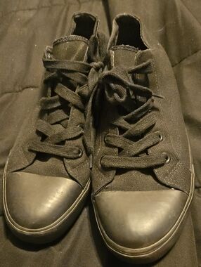 Black Mens Size 12 Safestep Comfort Insole Sneakers
